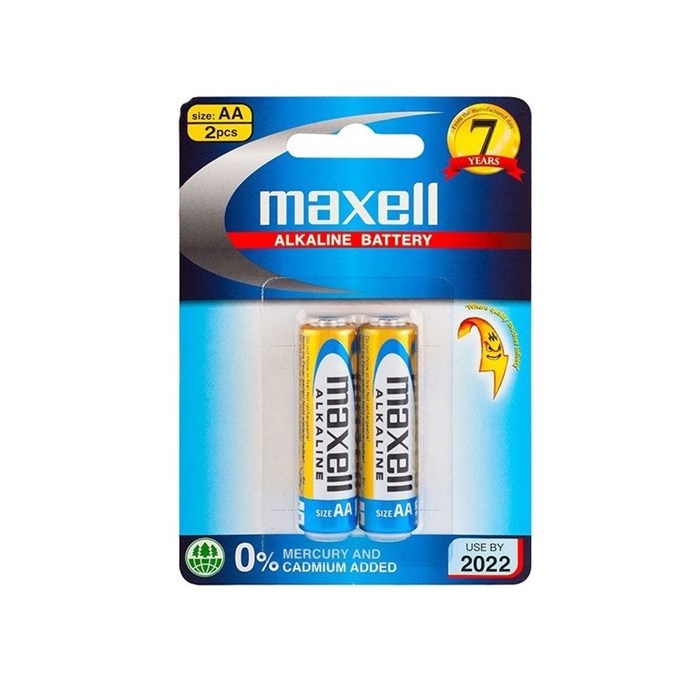 باتری قلمی آلکالاین و معمولی AA   Maxell دوتایی157608